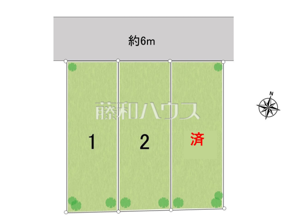 全体区画図　【名古屋市守山区笹ヶ根３丁目】