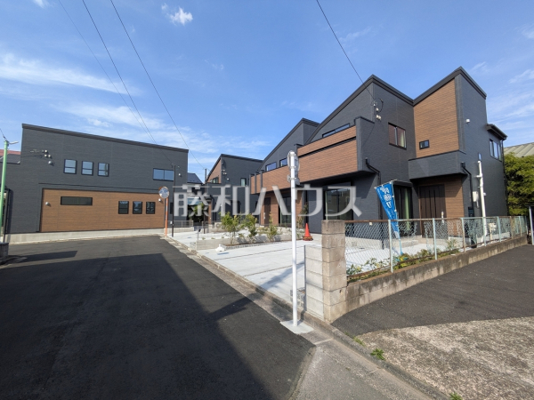 接道状況および現場風景　【三鷹市上連雀９丁目】