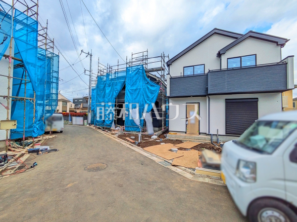 接道状況および現場風景　【立川市柏町４丁目】