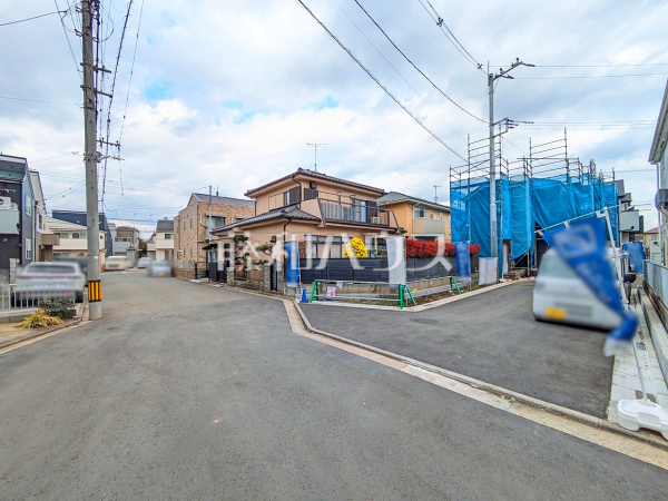 接道状況および現場風景　【立川市柏町４丁目】