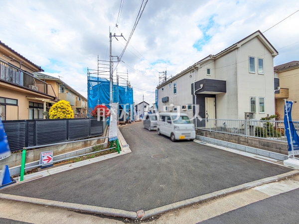 接道状況および現場風景　【立川市柏町４丁目】