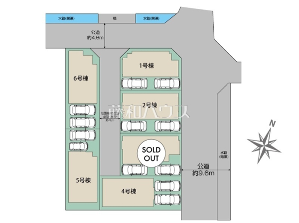 全体区画図　【福岡市西区横浜１丁目】