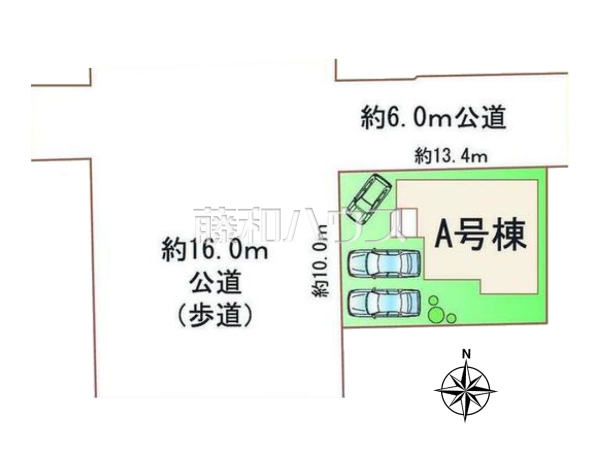 全体区画図　【春日井市上条町９丁目】