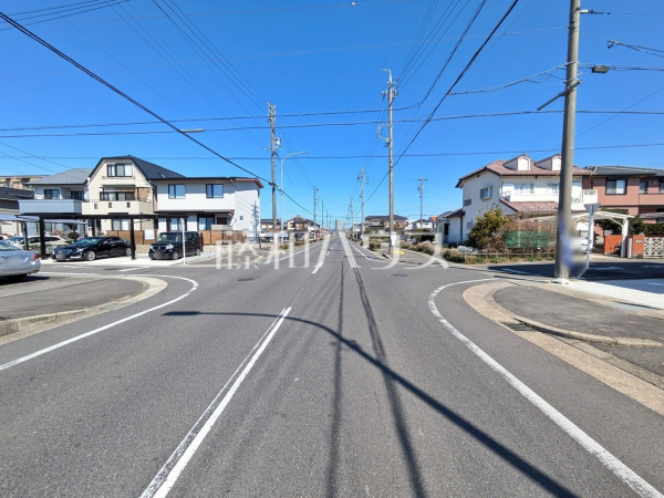 接道状況および現場風景　【春日井市上条町９丁目】