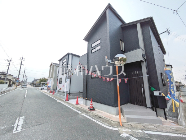 1号棟　接道状況および現場風景　【福岡市西区横浜１丁目】