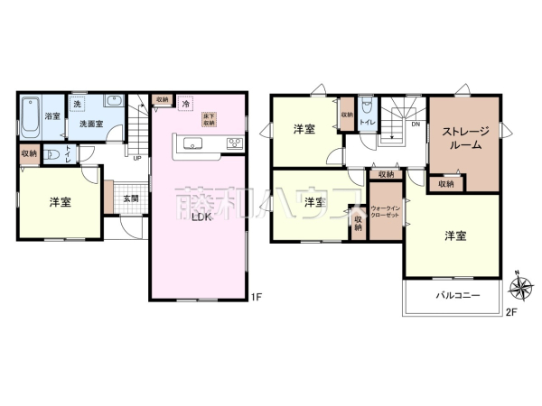 間取図　【北名古屋市久地野北浦】