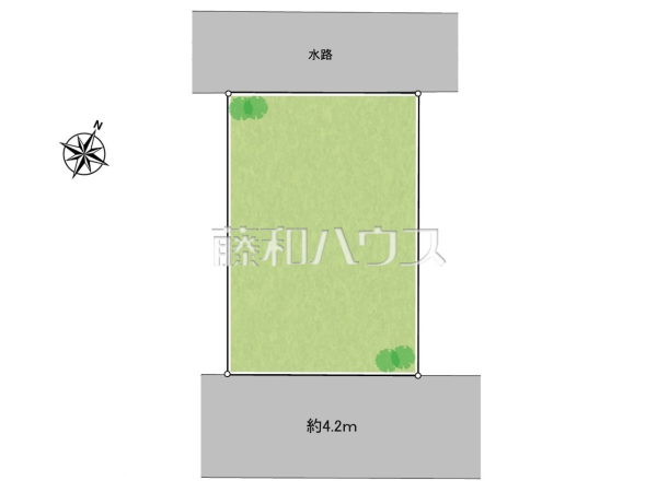 全体区画図　【志木市下宗岡４丁目】