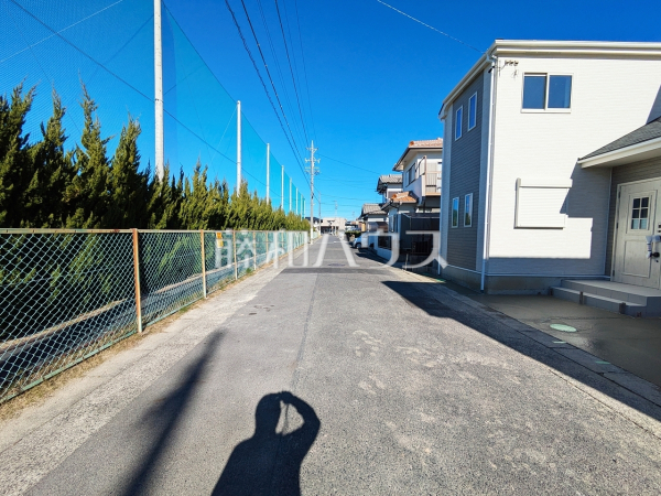 接道状況および現場風景　【春日井市白山町６丁目】