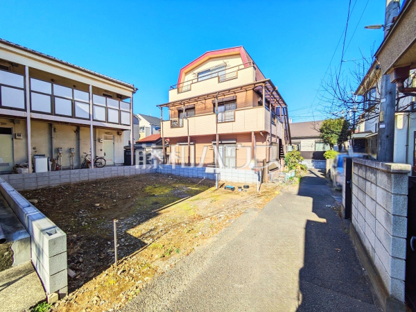 接道状況および現場風景　【昭島市昭和町３丁目】