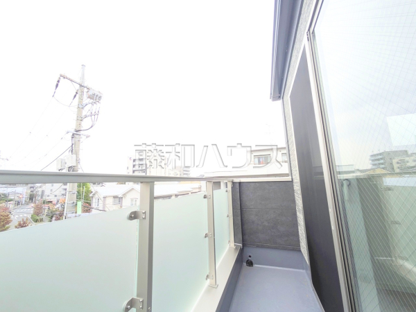C号棟　バルコニー　【中野区沼袋２丁目】