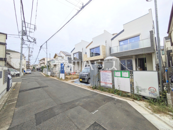 接道状況および現場風景　【練馬区桜台４丁目】