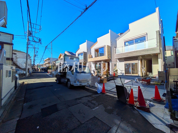 接道状況および現場風景　【練馬区桜台４丁目】