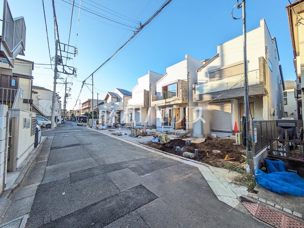 接道状況および現場風景　【練馬区桜台４丁目】