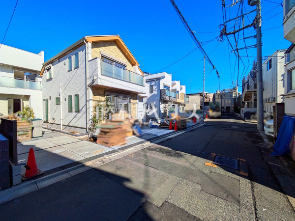 接道状況および現場風景　【練馬区桜台４丁目】