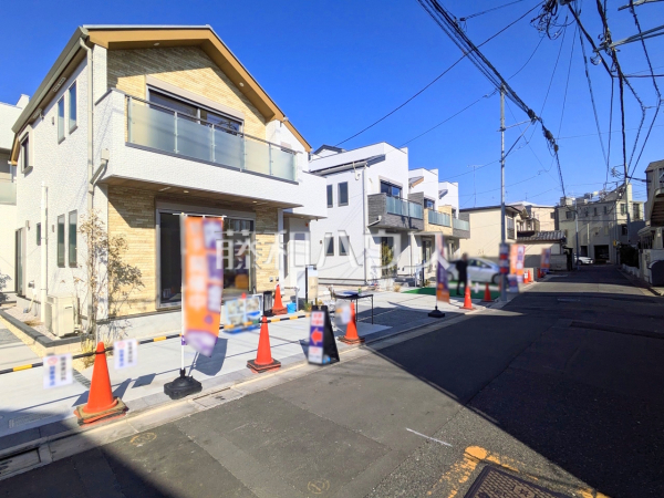 接道状況および現場風景　【練馬区桜台４丁目】