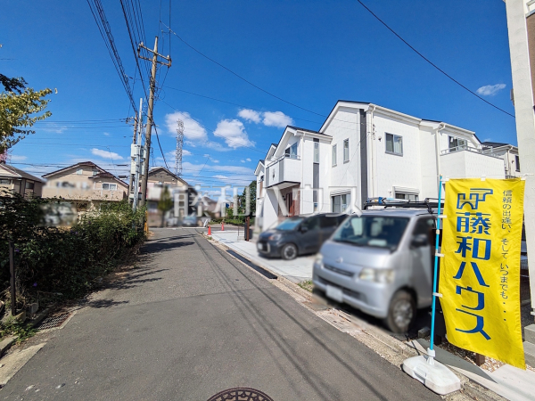 接道状況および現場風景　【調布市深大寺東町４丁目】