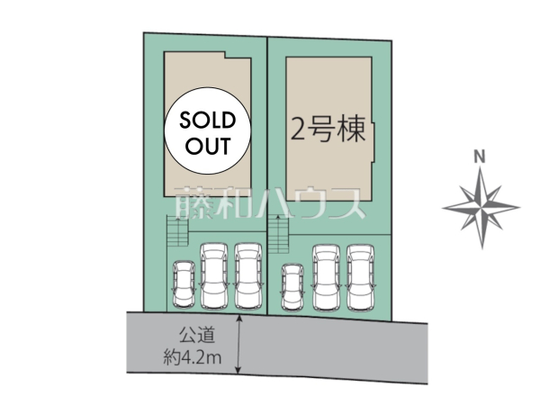 全体区画図　【福岡市東区美和台３丁目】