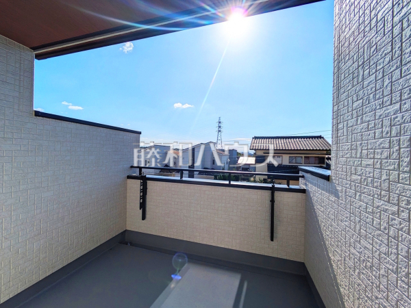 2号棟　バルコニー　【福岡市東区美和台３丁目】