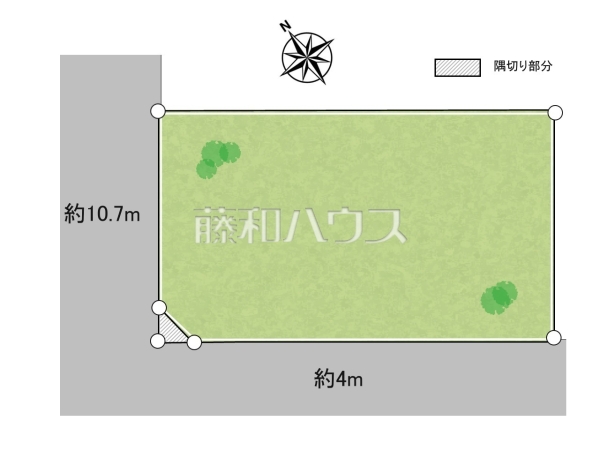 全体区画図　【新座市野火止１丁目】