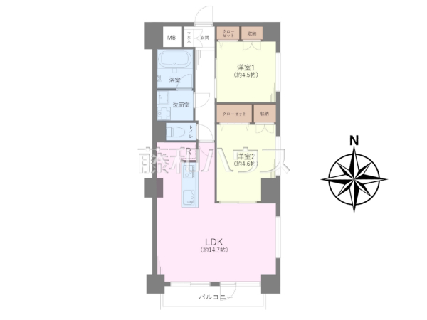 間取図　【いづみハイツ芦花公園】