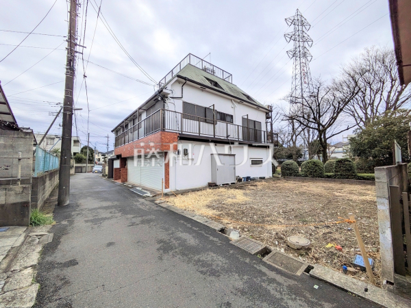 接道状況および現場風景　【調布市柴崎２丁目】