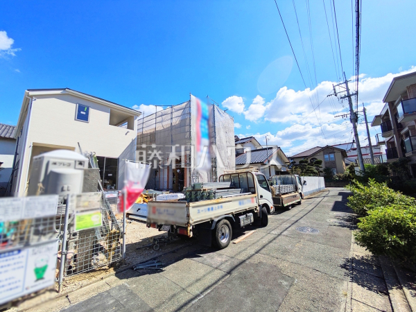 接道状況および現場風景　【福岡市城南区干隈１丁目】