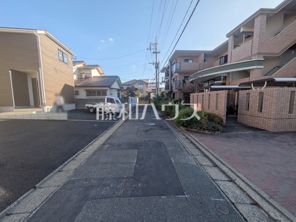 接道状況および現場風景　【福岡市城南区干隈１丁目】