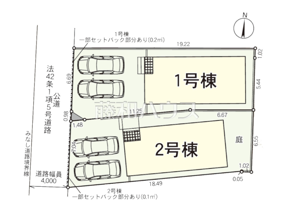 全体区画図　【福岡市城南区干隈１丁目】