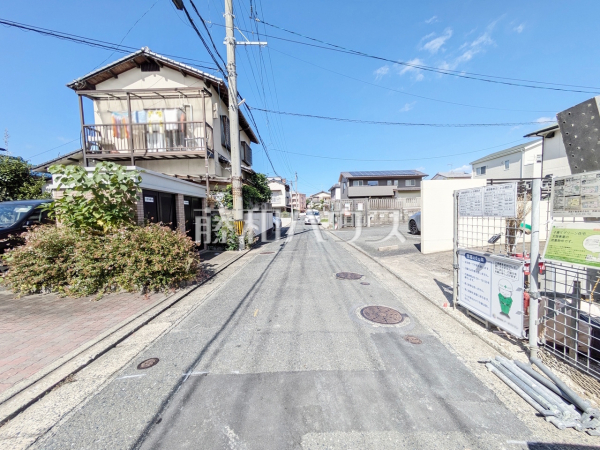 接道状況および現場風景　【福岡市城南区干隈１丁目】