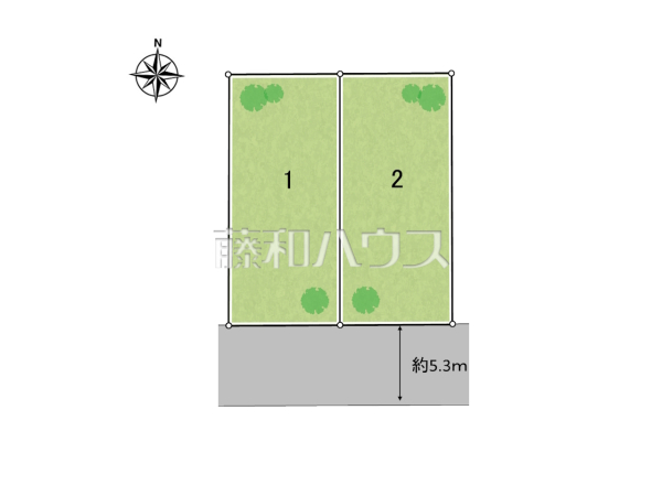 全体区画図　【名古屋市北区長喜町３丁目】