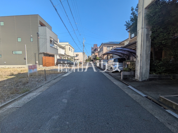 接道状況および現場風景　【名古屋市北区長喜町３丁目】