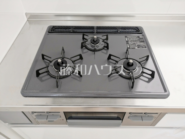 1号棟　3口ガスコンロ　【福岡市城南区干隈１丁目】
