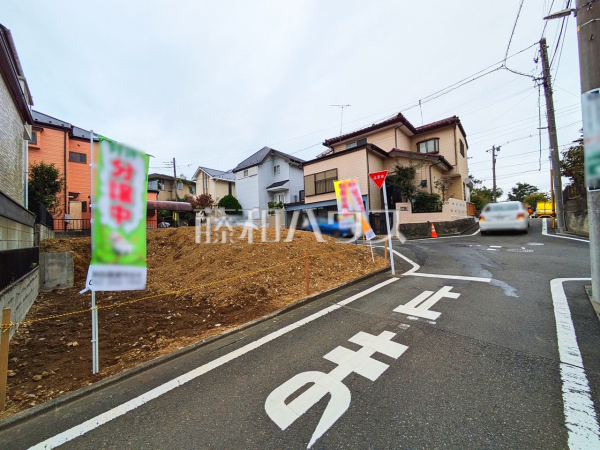 接道状況および現場風景　【多摩市諏訪１丁目】