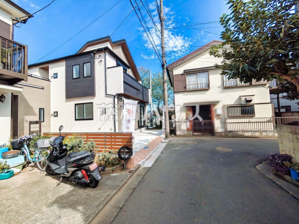 接道状況および現場風景　【東村山市秋津町２丁目】