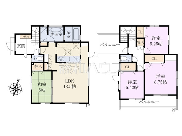 間取図　【東村山市秋津町２丁目】