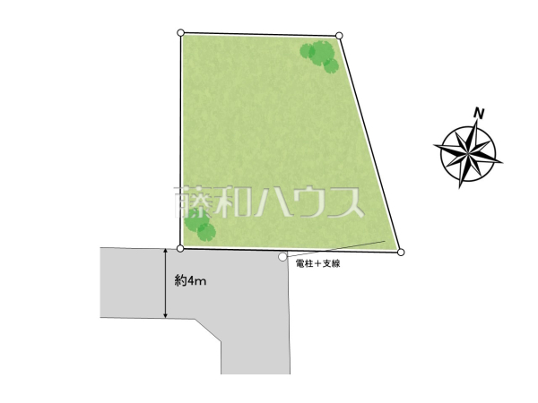 全体区画図　【東村山市秋津町２丁目】