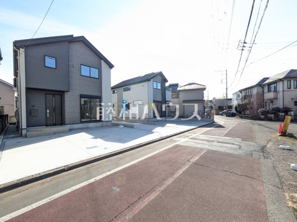 接道状況および現場風景　【武蔵村山市大南５丁目】