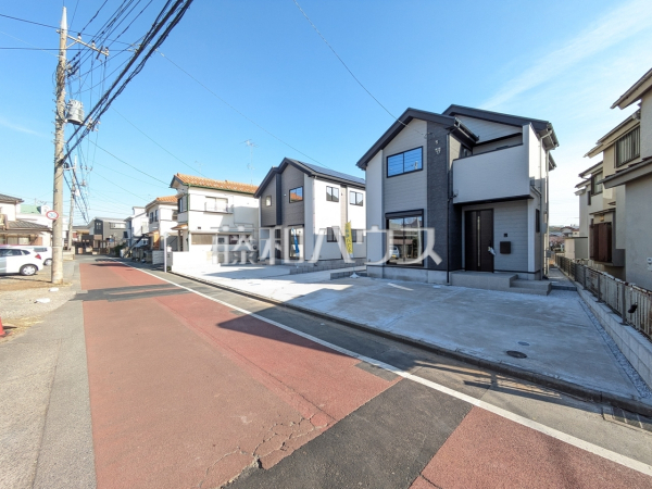 接道状況および現場風景　【武蔵村山市大南５丁目】
