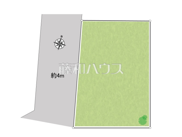 全体区画図　【所沢市大字北秋津】