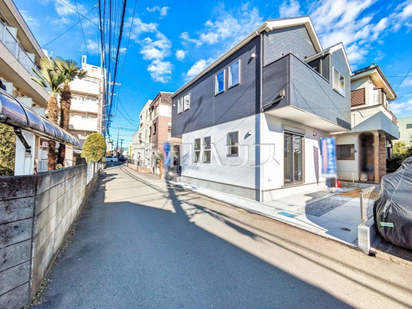 接道状況および現場風景　【所沢市大字北秋津】