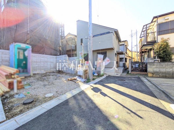 接道状況および現場風景　【朝霞市根岸台７丁目】