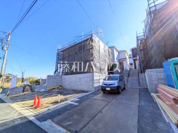 接道状況および現場風景　【朝霞市根岸台７丁目】