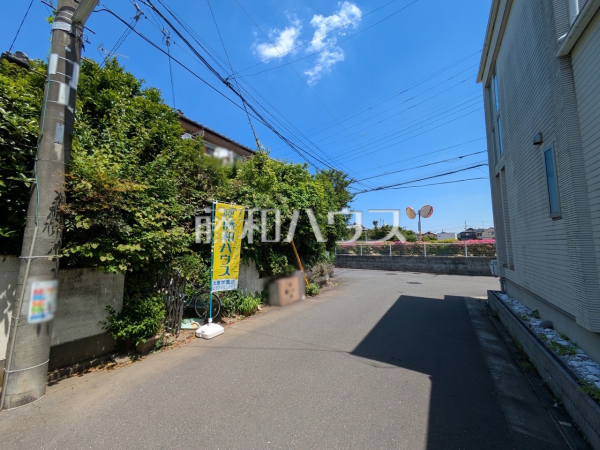 接道状況および現場風景　【練馬区西大泉町】