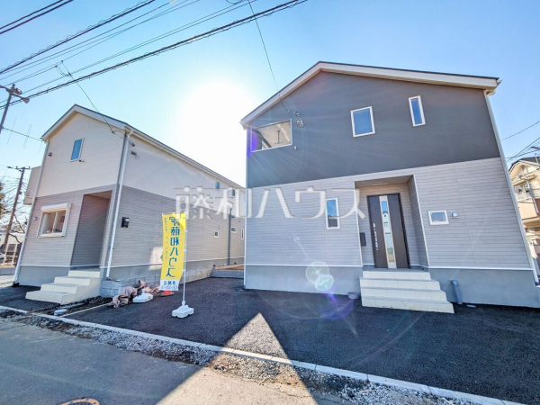 現場風景【清瀬市竹丘３丁目】敷地面積39坪超の開放感ある新築戸建！陽当たりも確保した明るい室内です。