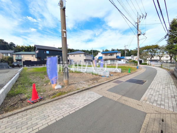 接道状況および現場風景　【八王子市廿里町】