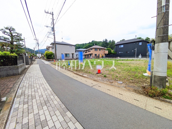 接道状況および現場風景　【八王子市廿里町】