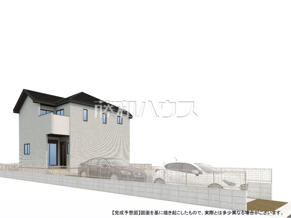 2号棟　完成予想図（外観）　【八王子市廿里町】