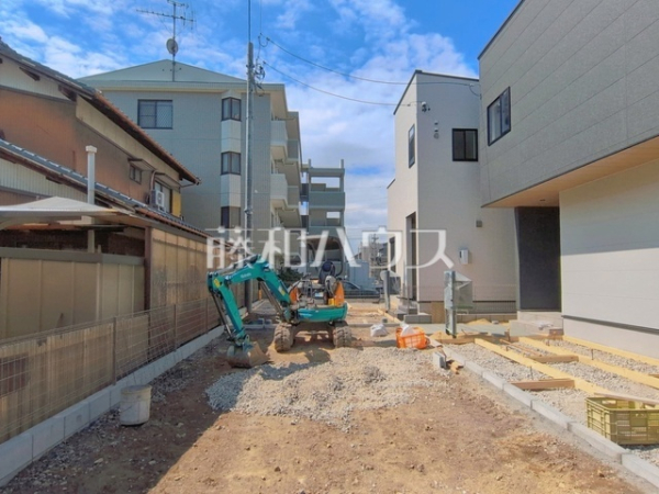 接道状況および現場風景　【岩倉市東町長山】