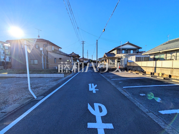 接道状況および現場風景　【岩倉市東町長山】