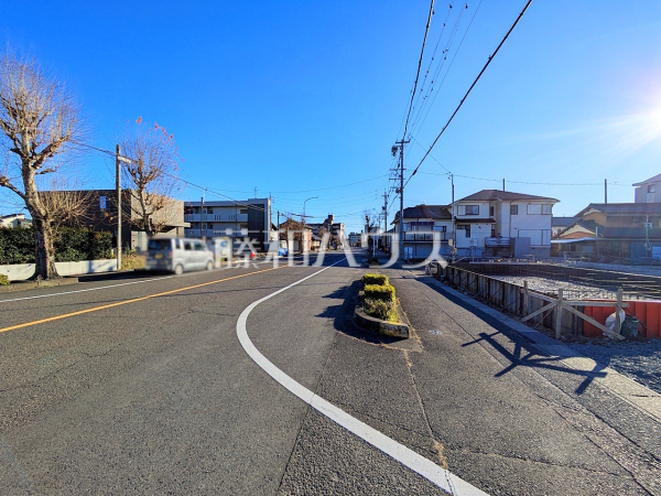 接道状況および現場風景　【岩倉市東町長山】